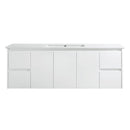 Limson White Soft-Close Wall Hung Vanity (600-1500mm)