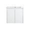 Limson White Soft-Close Wall Hung Vanity (600-1500mm)