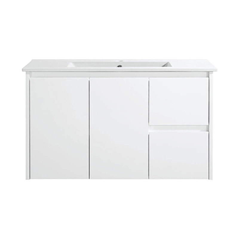 Limson White Soft-Close Wall Hung Vanity (600-1500mm)