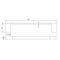 Kompakt Curved Mini Towel Rail 250mm