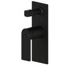 Milan Flat Edge Shower Wall Mixer with Diverter