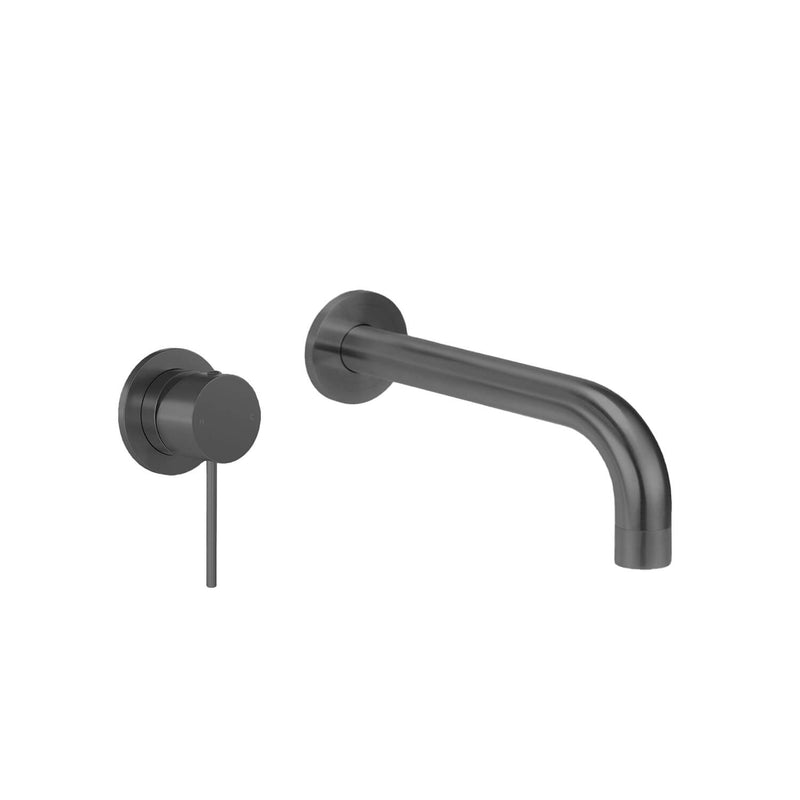 Morgan Curved Wall Mixer Spout and Mixer Set