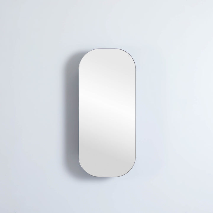 Opal Round Edge Mirror Shaving Cabinet 400x900mm