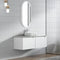 Perla Ribbed White Wall Hung Vanity (600-1800mm)