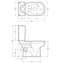 RAK Liwa Skew Trap Toilet Suite