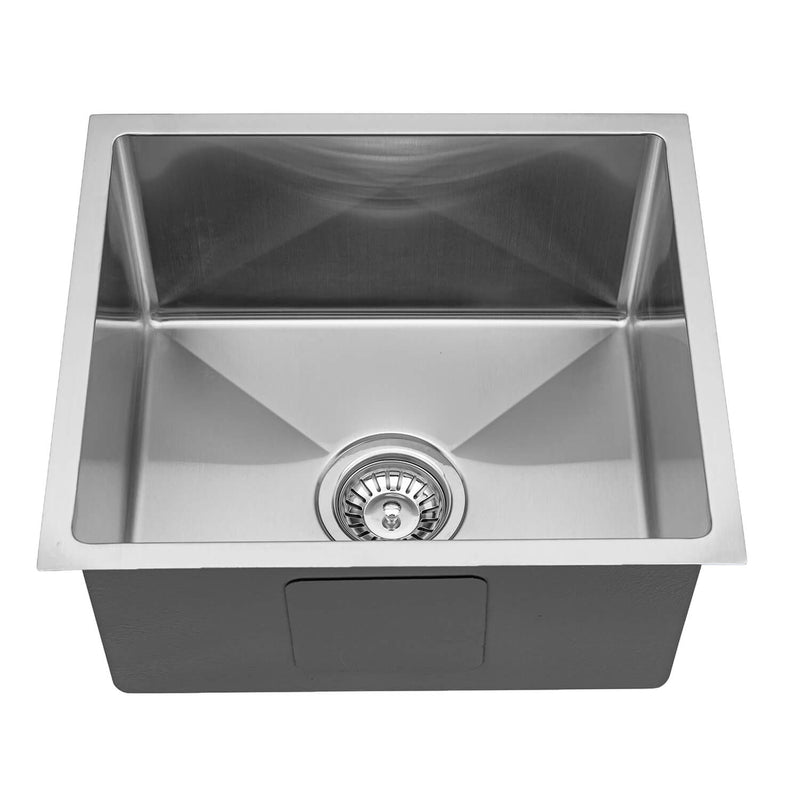 Roma Single Bowl Stainless Steel Sink 230mm Deep