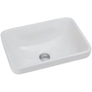 Sarah Rectangular Semi-Inset Ceramic Basin 440mm