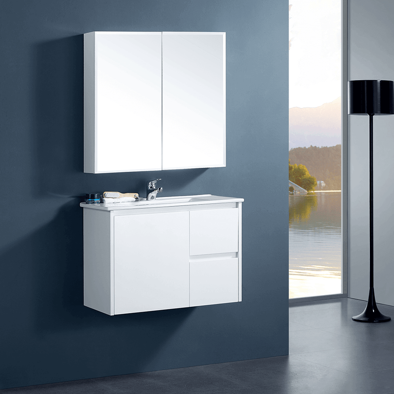 Sierra Slimline Soft-Close Wall Hung Vanity (600-900mm)