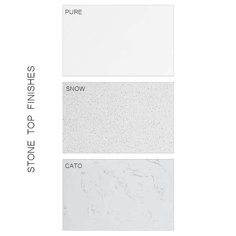 Limson White Soft-Close Floor Mounted Vanity (600-1500mm)