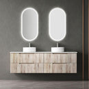 Tuscana Ribbed Wood Grain Wall Hung Vanity (600-1800mm)