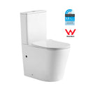 Vera Rimless Cyclone Flush Back to Wall Toilet Suite