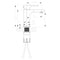Vogue Slim Short Basin Vanity Mixer